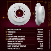 ORIGINAL EQUIPMENT PRECISION: All brake rotors meet or exceed the manufacturing and quality standards of original equipment manufacturers (OEM)